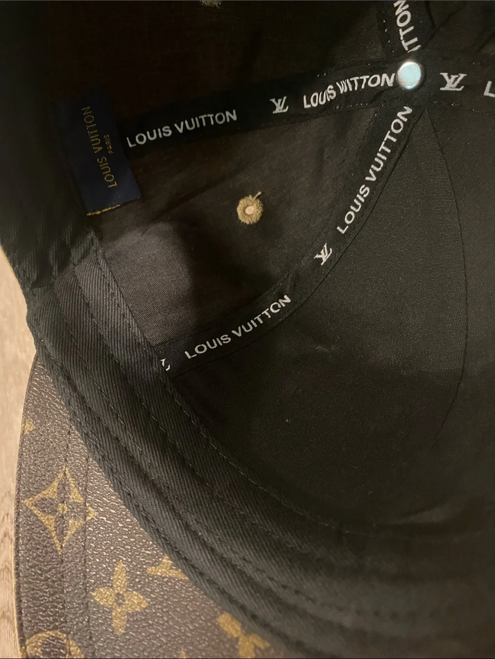 Louis Vuitton Tan & Brown Monogram Baseball Cap Unisex-Adjustable - Picture 4 of 7